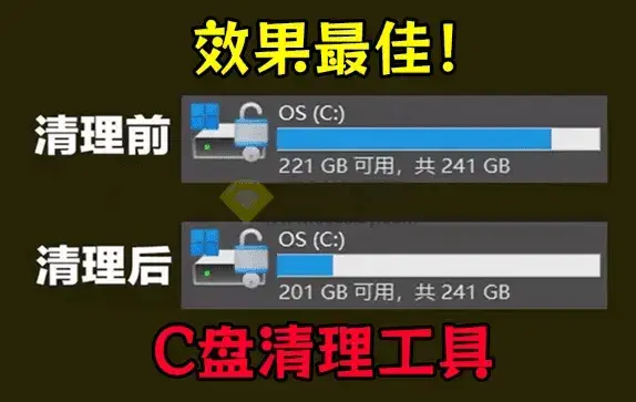 图片[2]-一键清理C盘垃圾，微信QQ缓存文件，免费好用，免安装版本，让电脑重回巅峰性能！-码小屋资源库