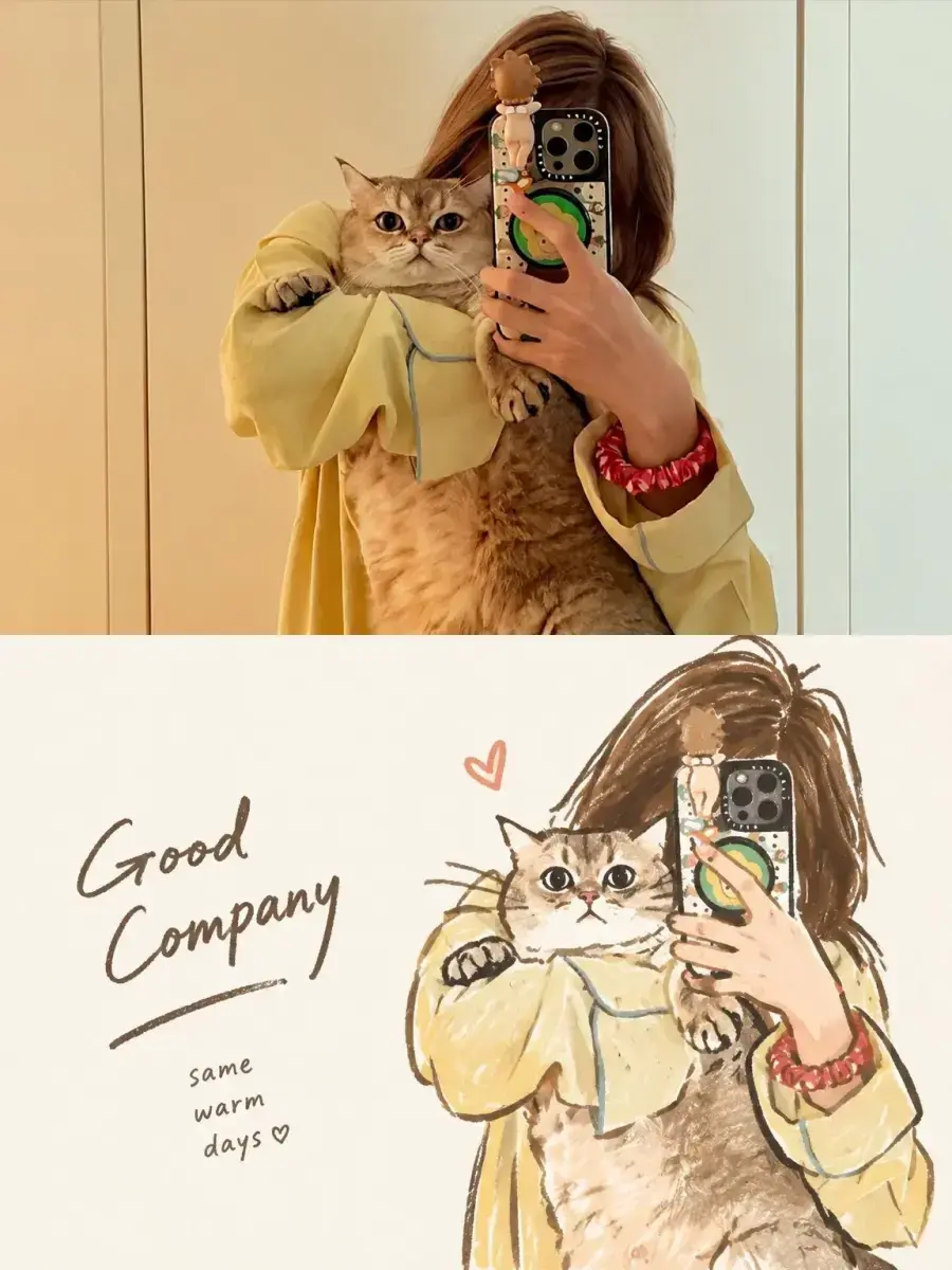 照片转手绘插画提示词怎么写?一个指令生成治愈系生活画风